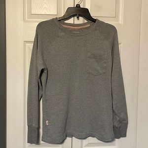 Normal brand gray long sleeve shirt